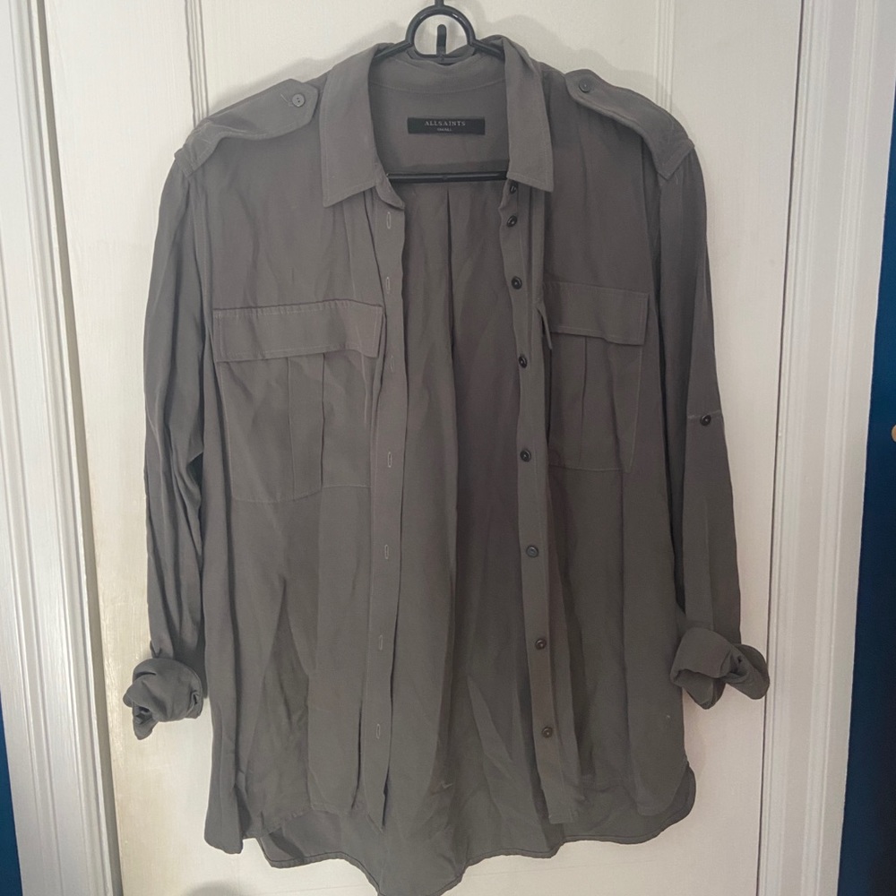 All Saints button up shirt